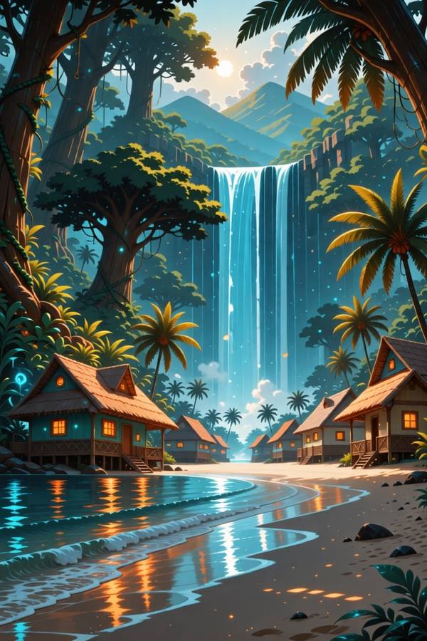 AI-generated image analyzed by PromptLens