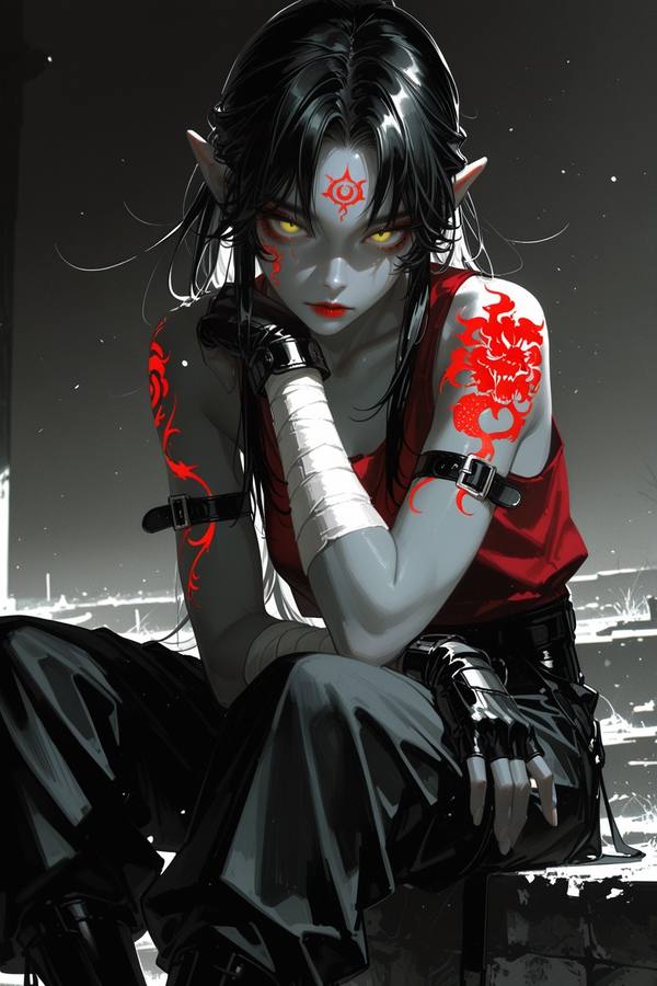 AI-generated image analyzed by PromptLens