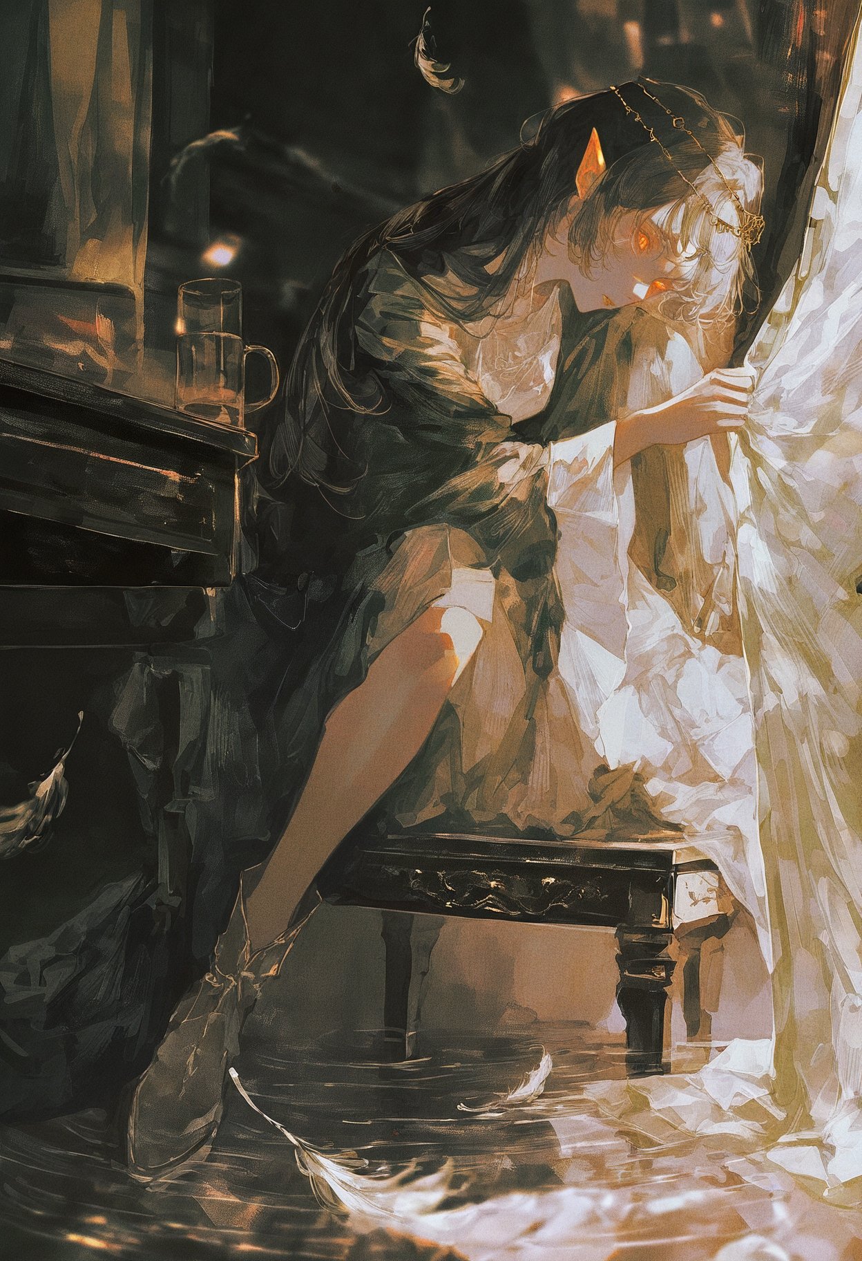 AI-generated image analyzed by PromptLens