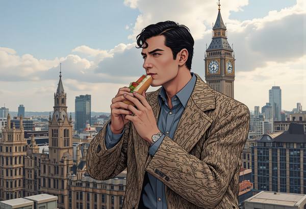 AI-generated image analyzed by PromptLens