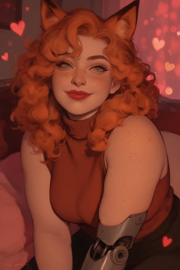 AI-generated image analyzed by PromptLens