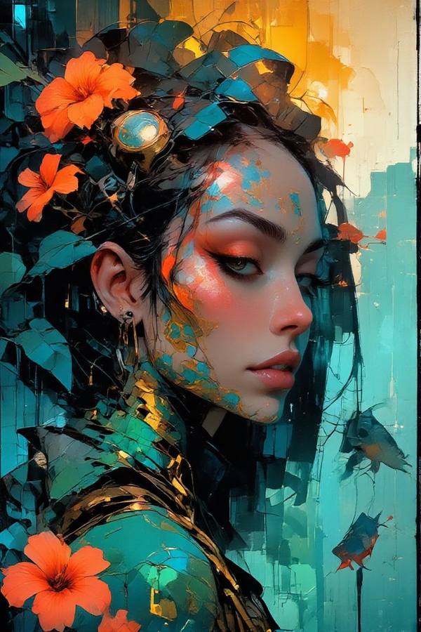 AI-generated image analyzed by PromptLens