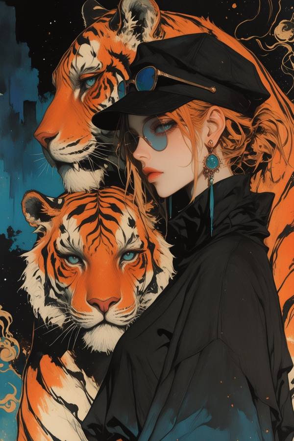 AI-generated image analyzed by PromptLens