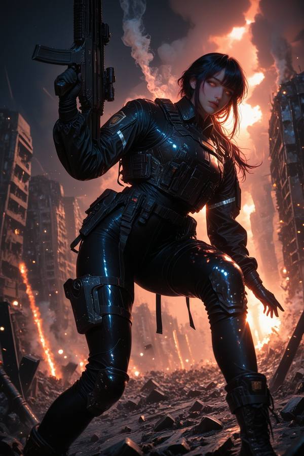 AI-generated image analyzed by PromptLens