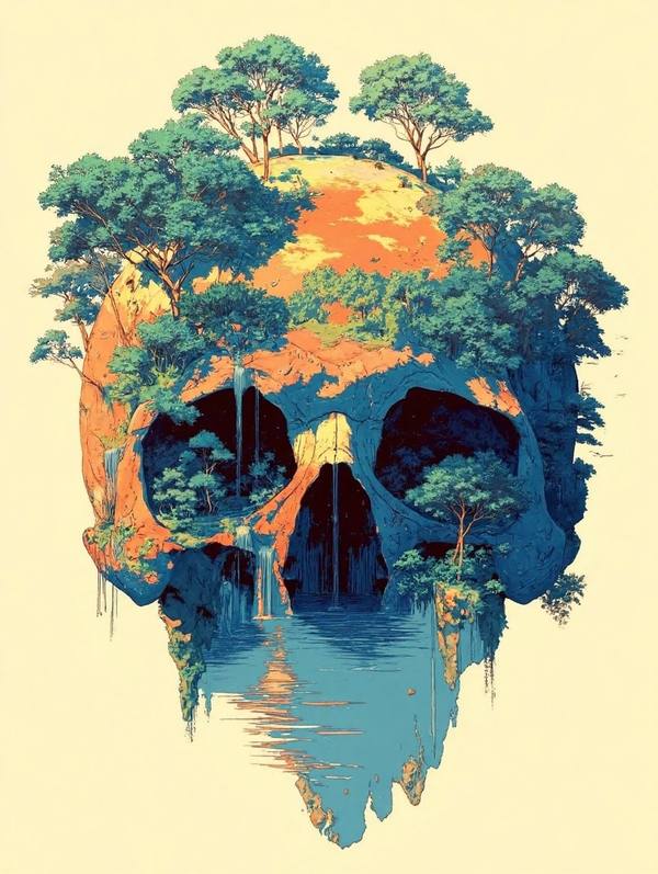 AI-generated image analyzed by PromptLens