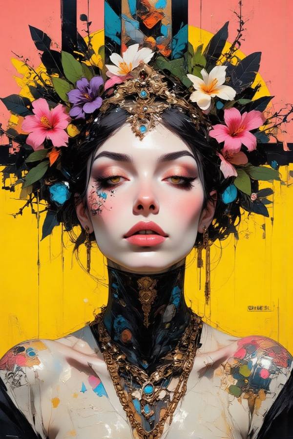 AI-generated image analyzed by PromptLens