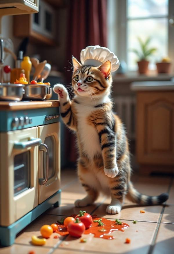 AI-generated image analyzed by PromptLens