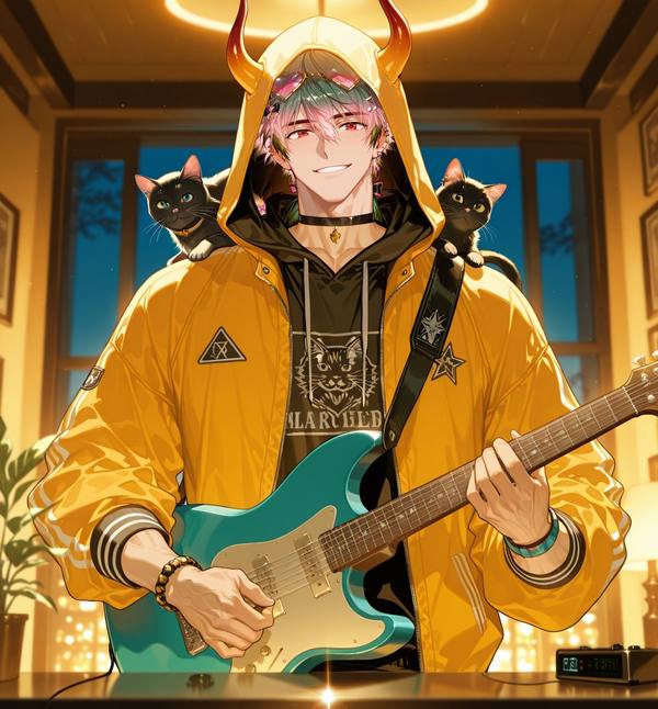 AI-generated image analyzed by PromptLens