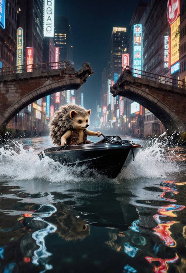 AI-generated image analyzed by PromptLens