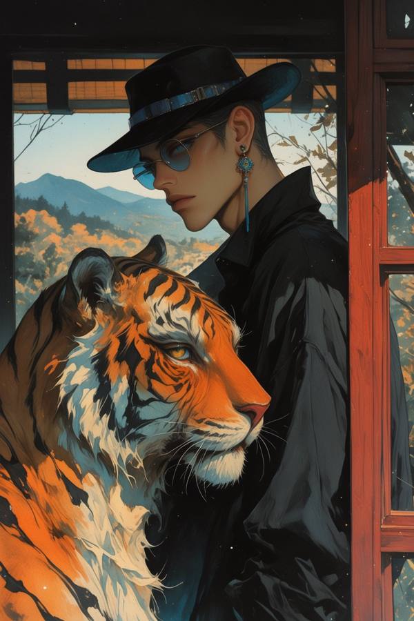 AI-generated image analyzed by PromptLens