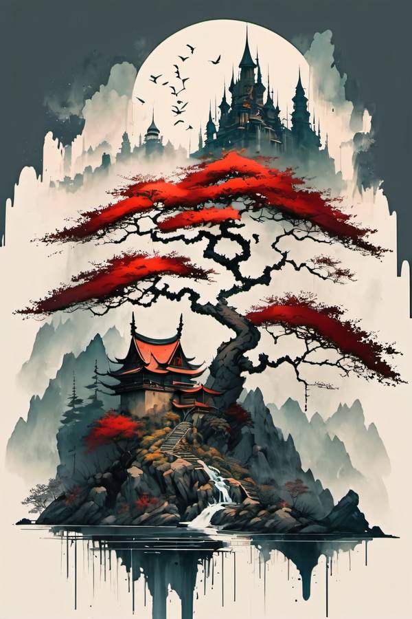 AI-generated image analyzed by PromptLens