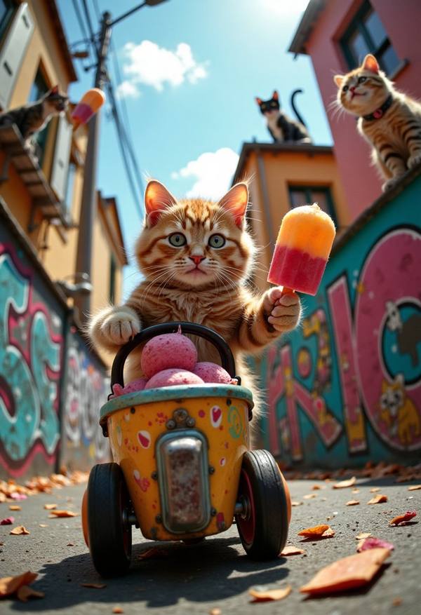 AI-generated image analyzed by PromptLens