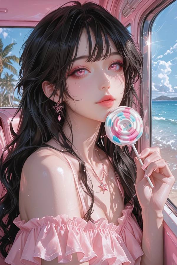 AI-generated image analyzed by PromptLens