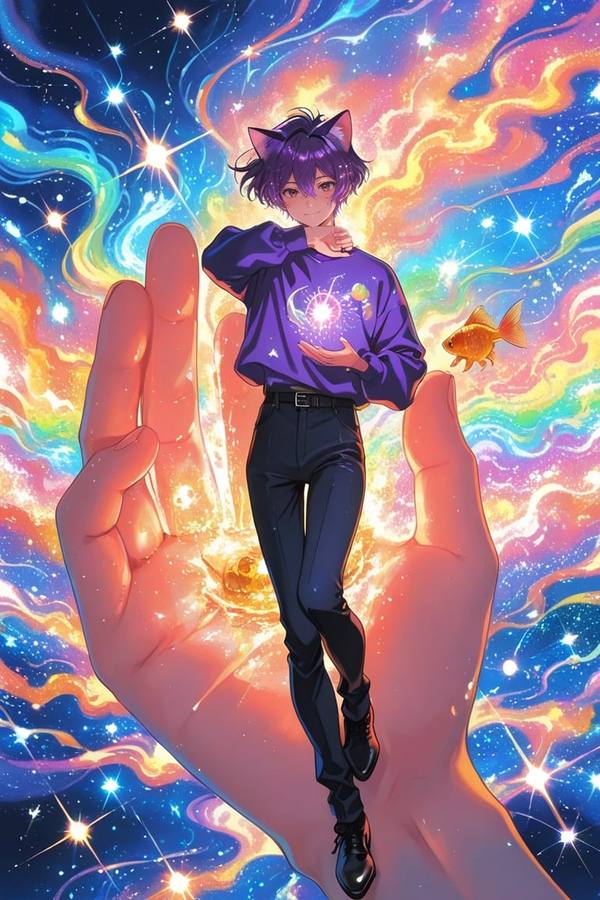 AI-generated image analyzed by PromptLens