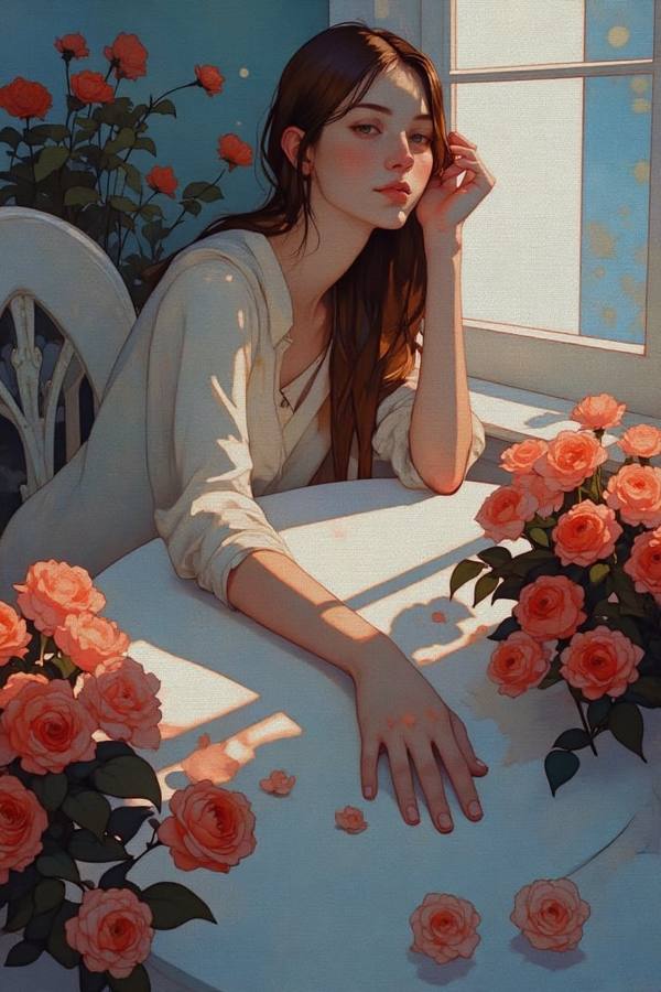 AI-generated image analyzed by PromptLens