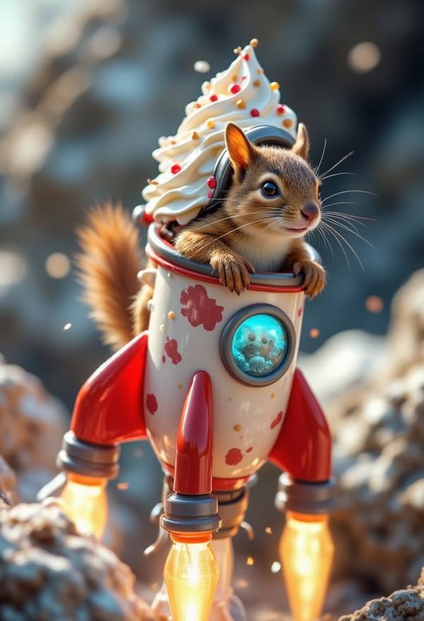 AI-generated image analyzed by PromptLens