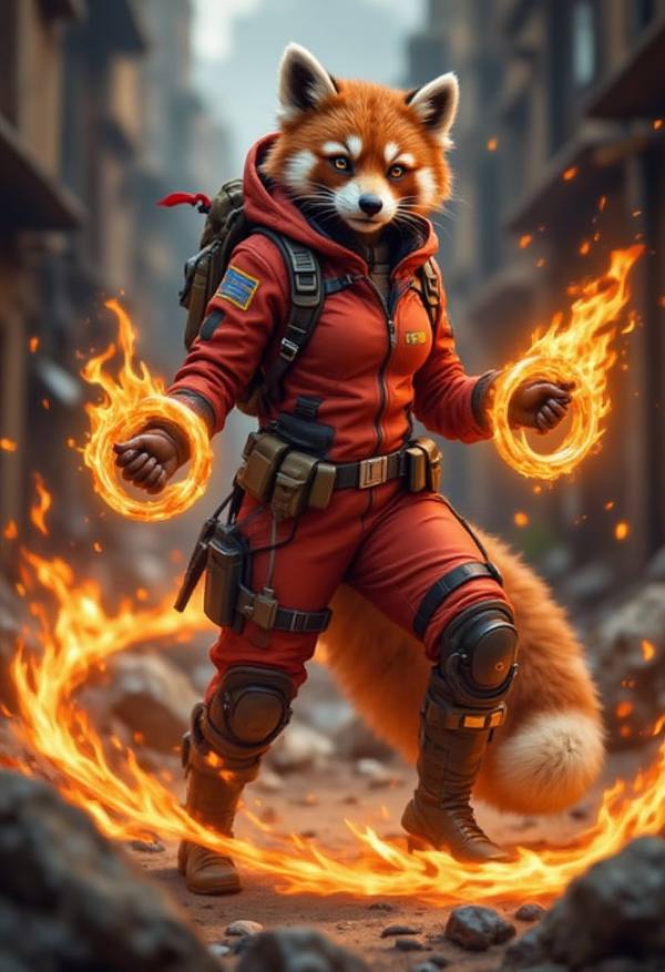 AI-generated image analyzed by PromptLens