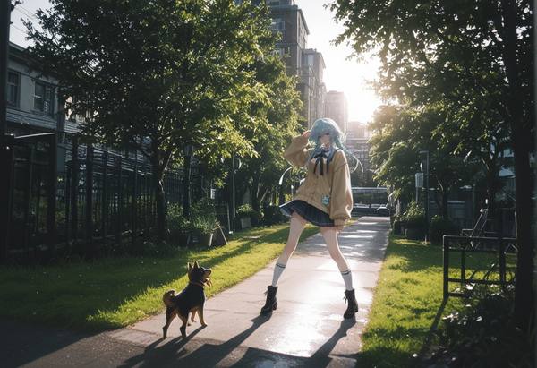 AI-generated image analyzed by PromptLens