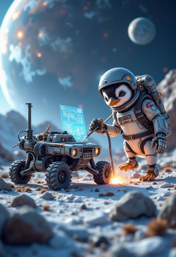 AI-generated image analyzed by PromptLens