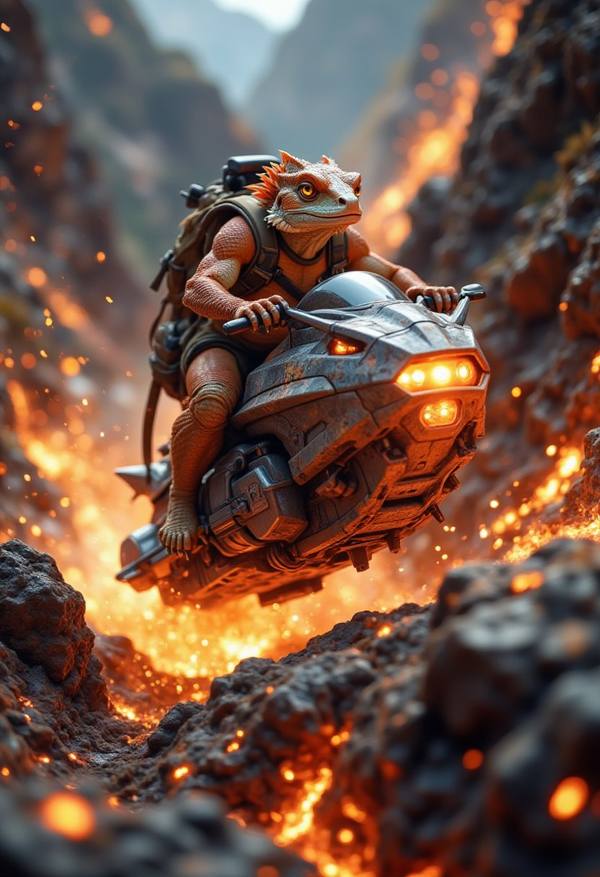 AI-generated image analyzed by PromptLens