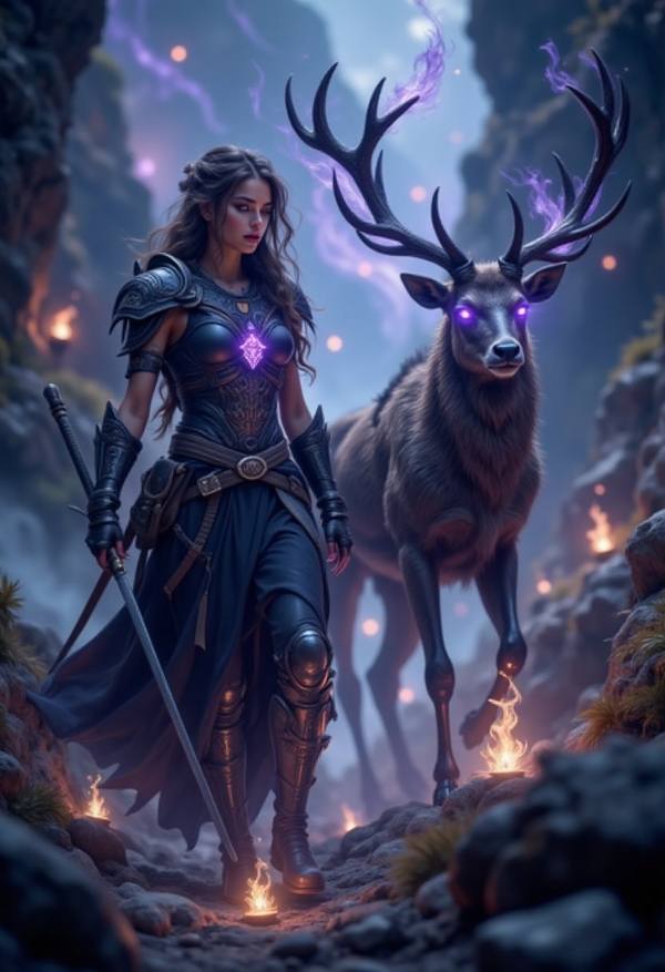 AI-generated image analyzed by PromptLens