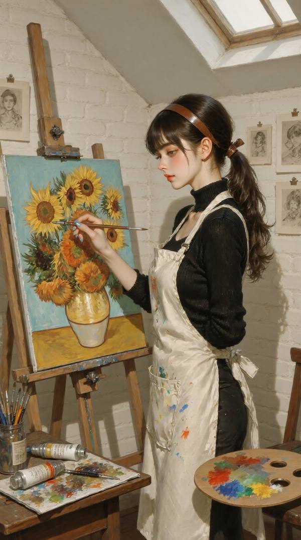 AI-generated image analyzed by PromptLens