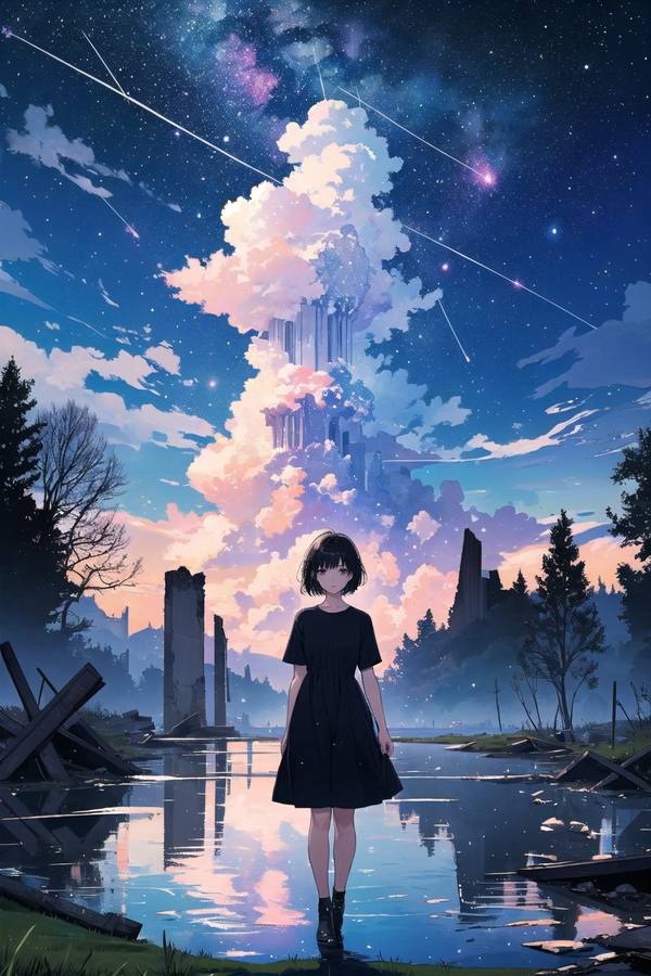 AI-generated image analyzed by PromptLens