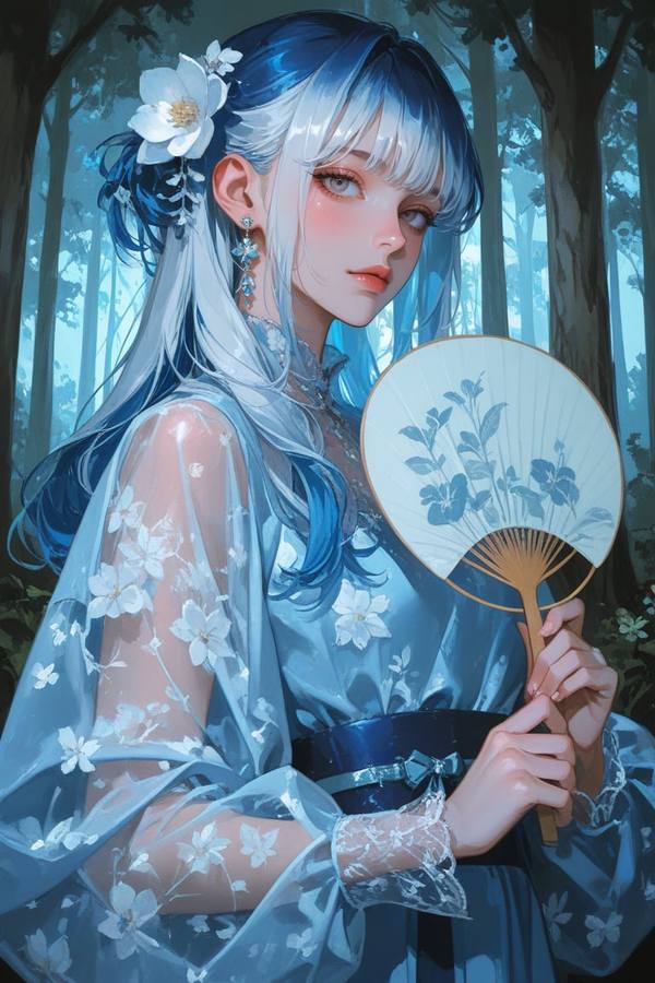 AI-generated image analyzed by PromptLens