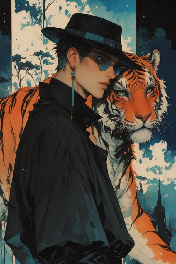 AI-generated image analyzed by PromptLens