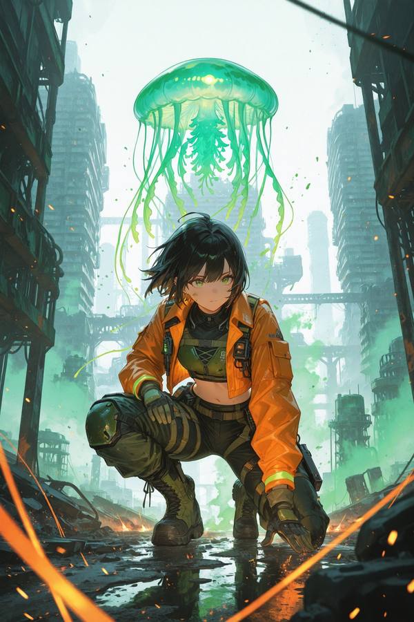 AI-generated image analyzed by PromptLens