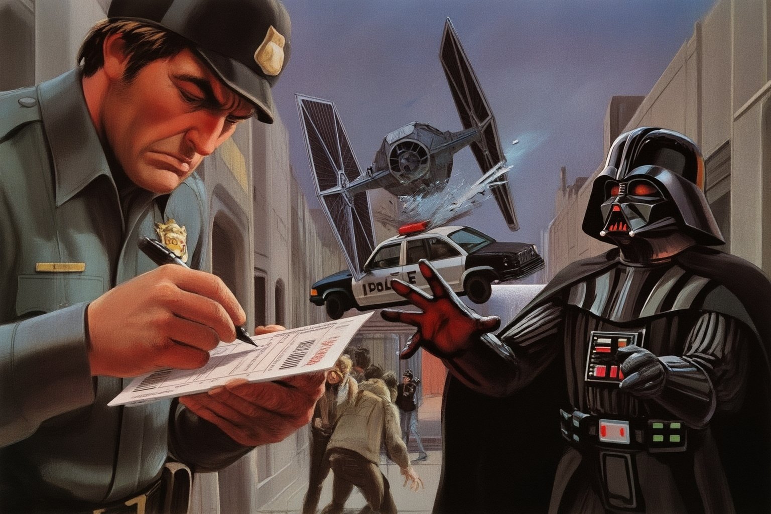 AI-generated image analyzed by PromptLens