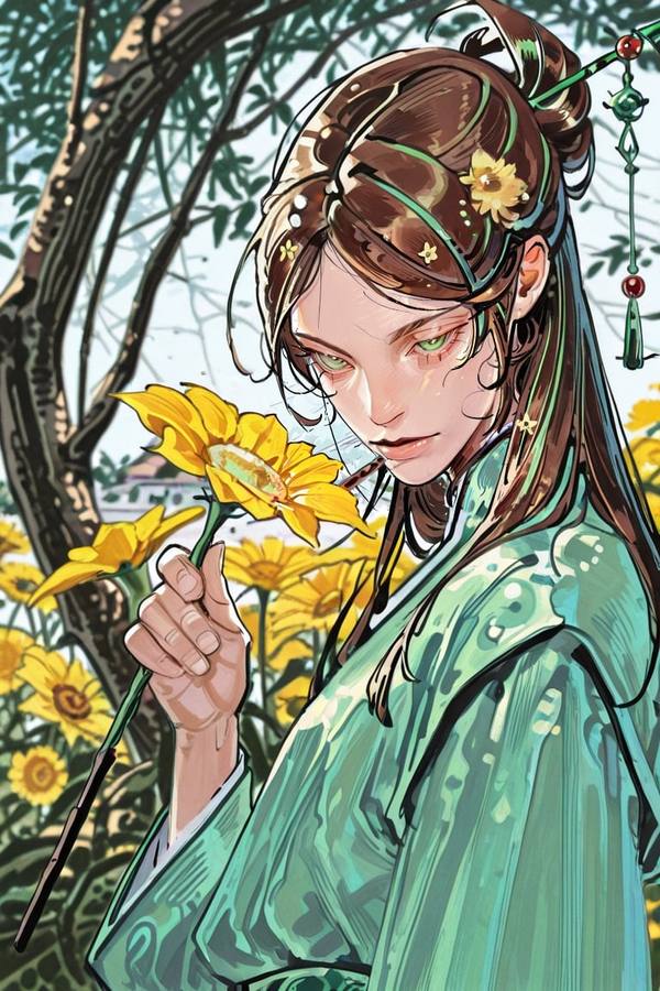 AI-generated image analyzed by PromptLens