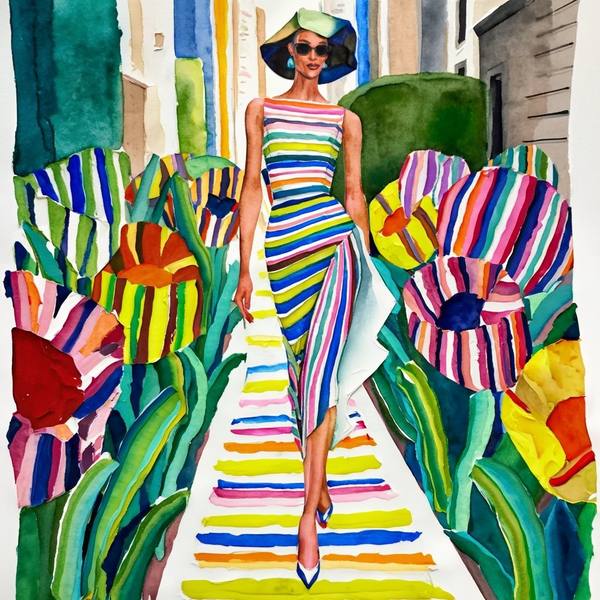 AI-generated image analyzed by PromptLens