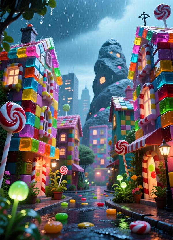 AI-generated image analyzed by PromptLens