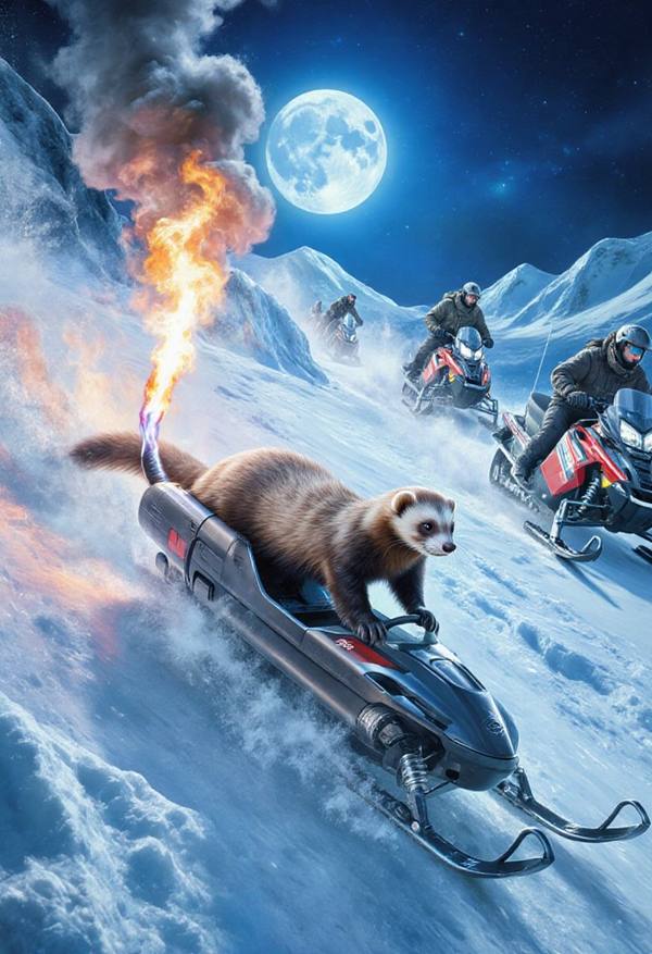 AI-generated image analyzed by PromptLens