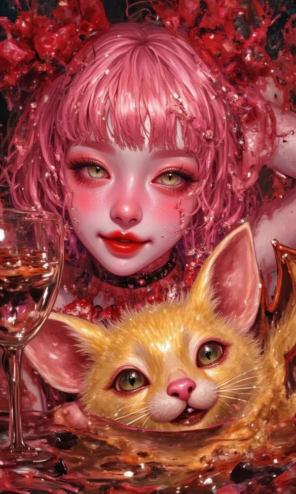 AI-generated image analyzed by PromptLens