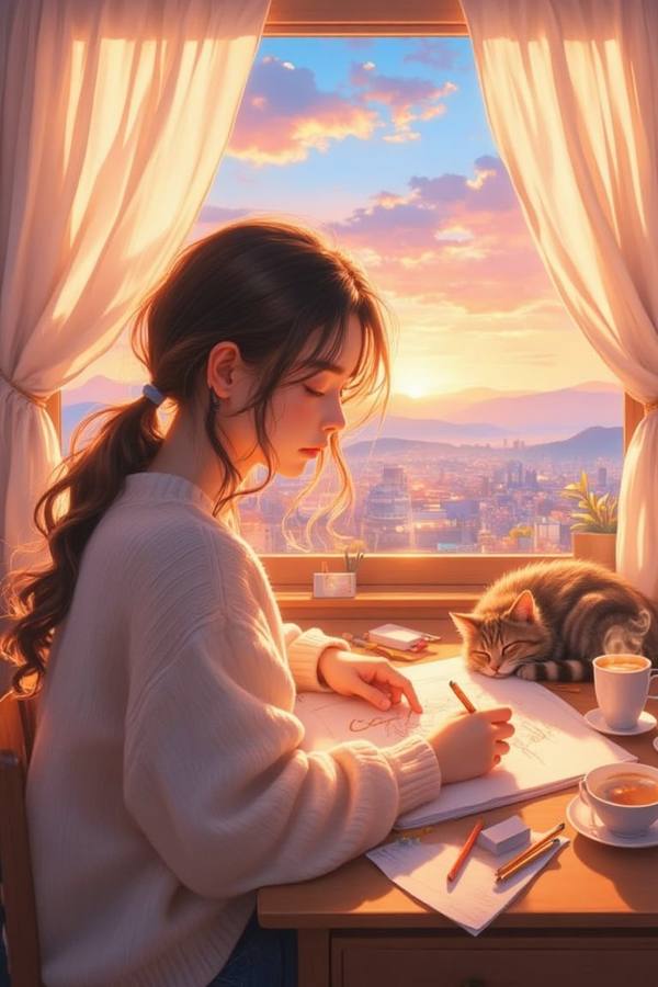 AI-generated image analyzed by PromptLens