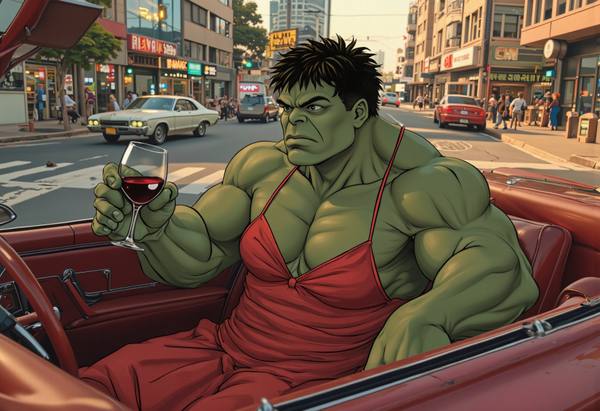 AI-generated image analyzed by PromptLens