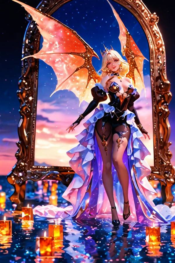 AI-generated image analyzed by PromptLens