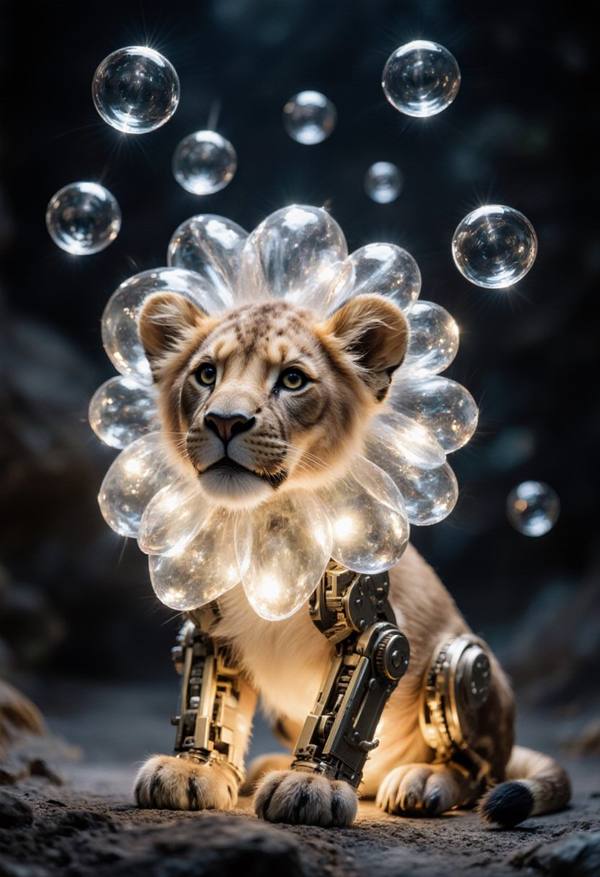 AI-generated image analyzed by PromptLens