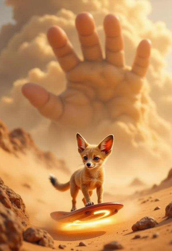 AI-generated image analyzed by PromptLens