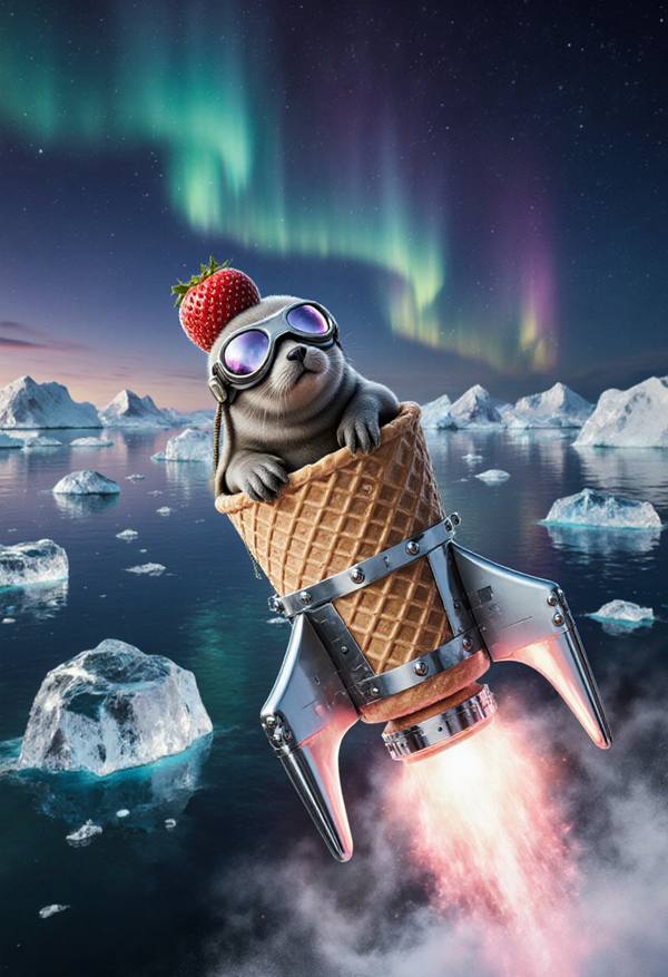 AI-generated image analyzed by PromptLens