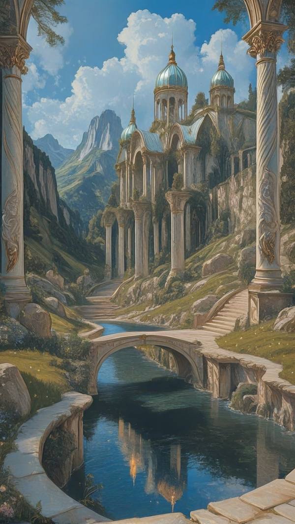 AI-generated image analyzed by PromptLens