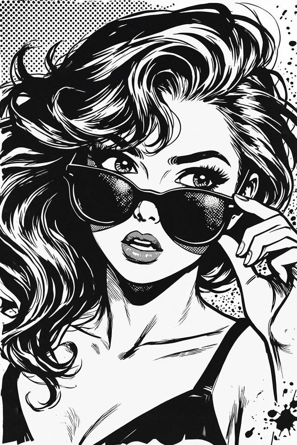 AI-generated image analyzed by PromptLens