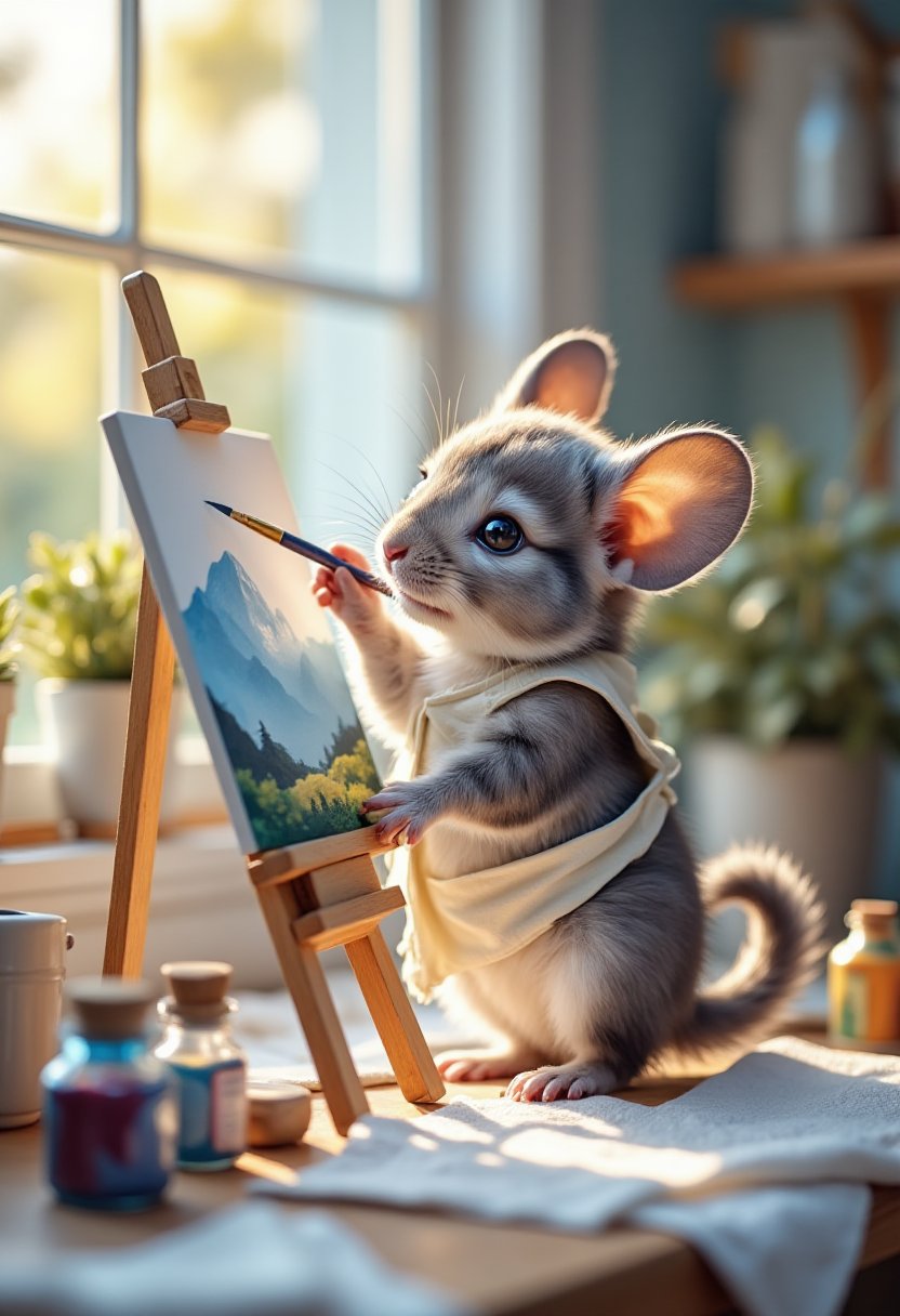 AI-generated image analyzed by PromptLens