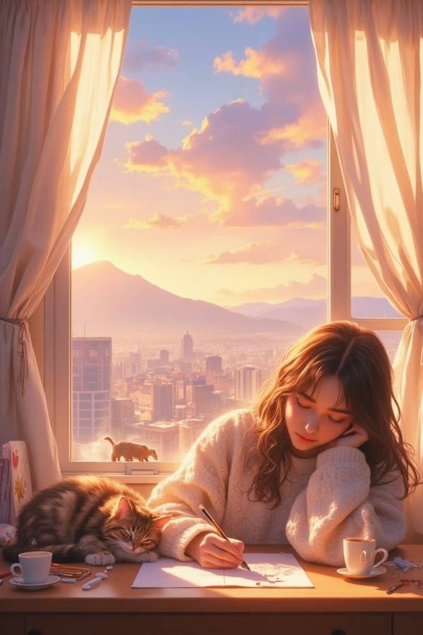 AI-generated image analyzed by PromptLens