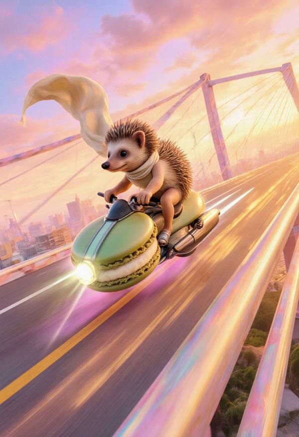 AI-generated image analyzed by PromptLens