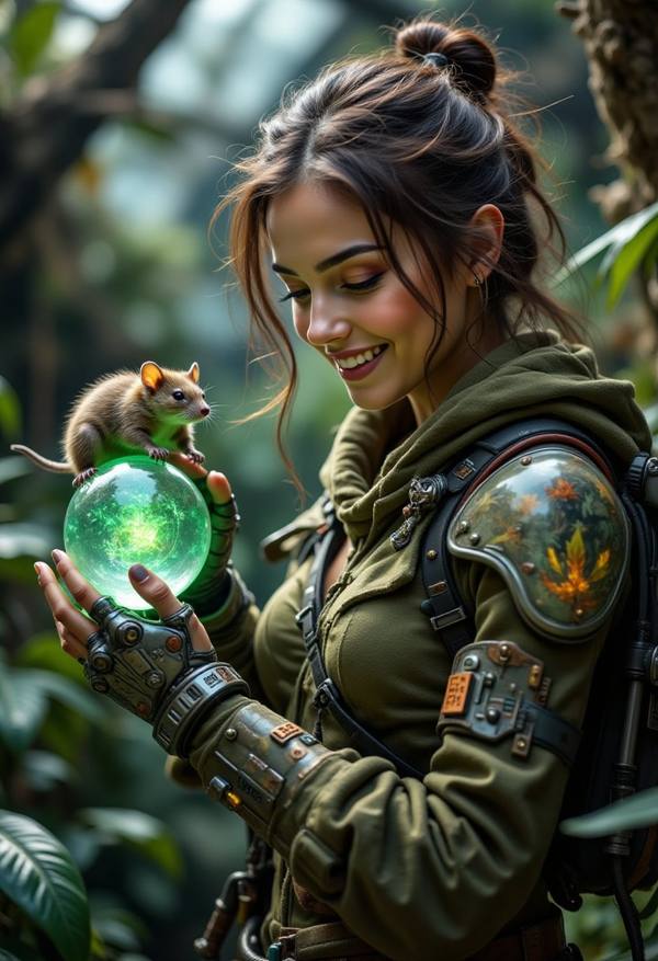 AI-generated image analyzed by PromptLens