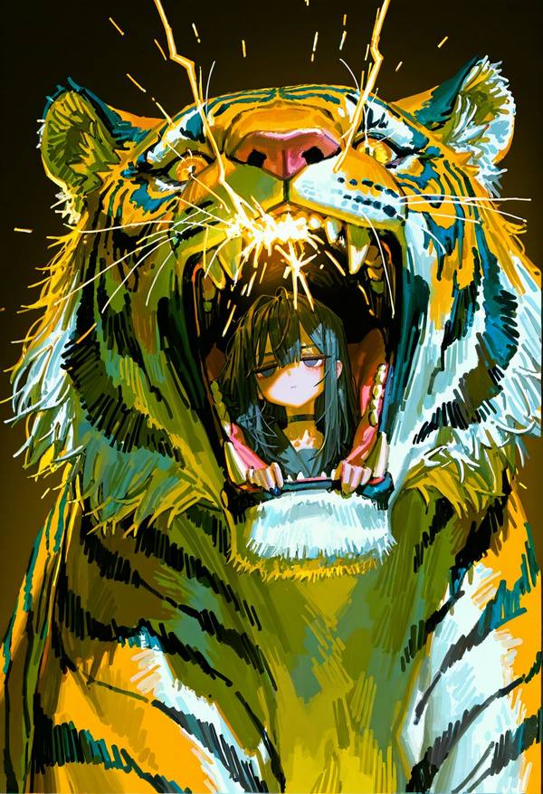 AI-generated image analyzed by PromptLens