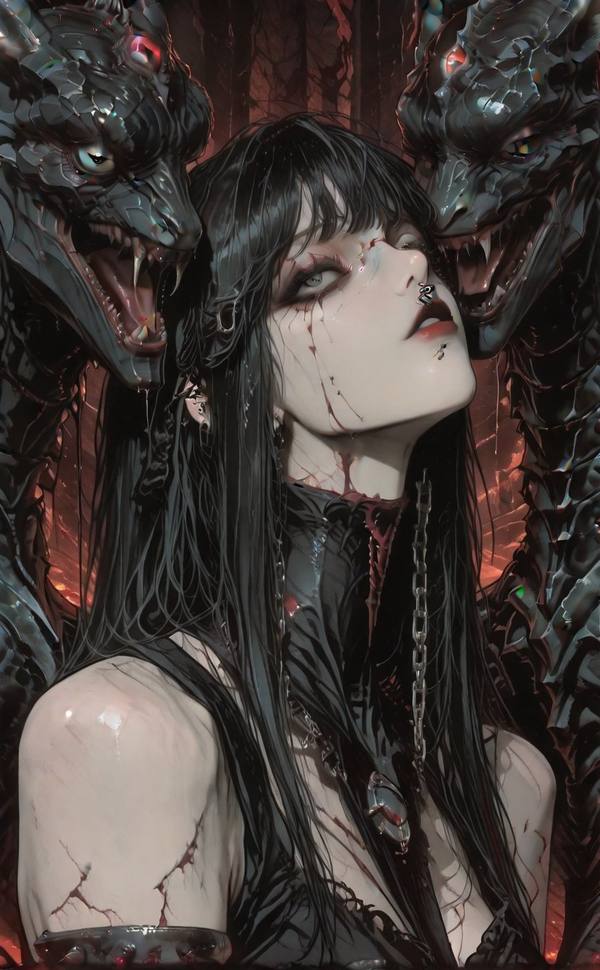 AI-generated image analyzed by PromptLens